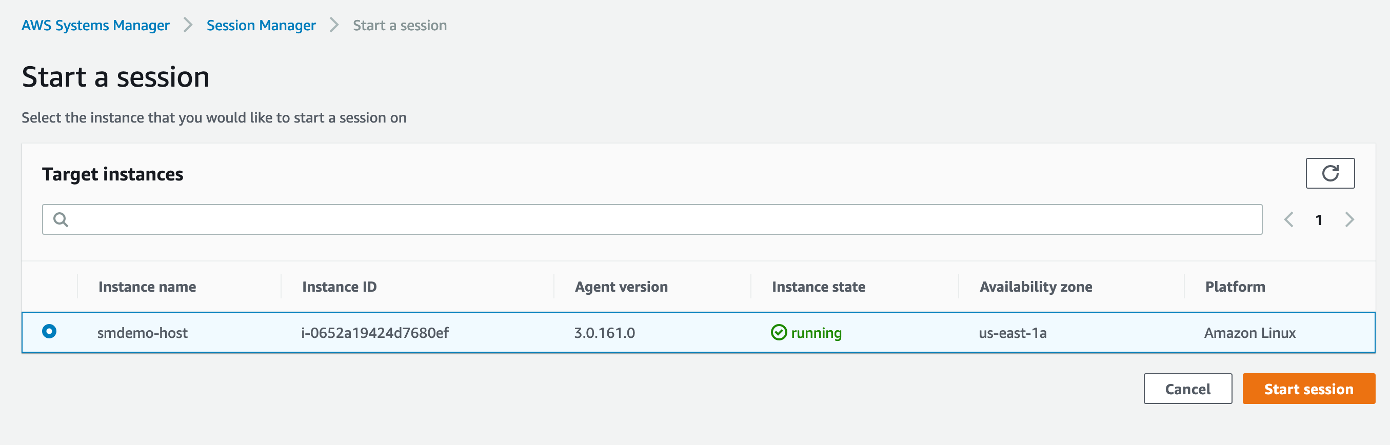 ssm-session-manager-start-session