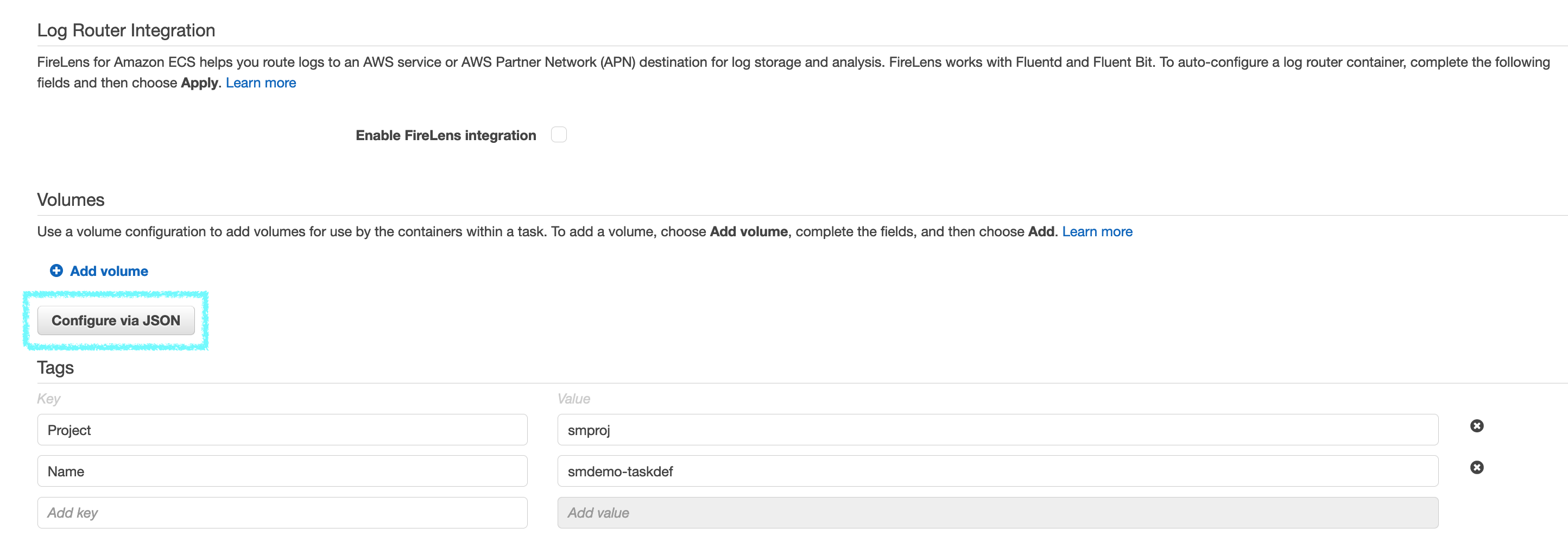 ecs-task-definition-configure-json